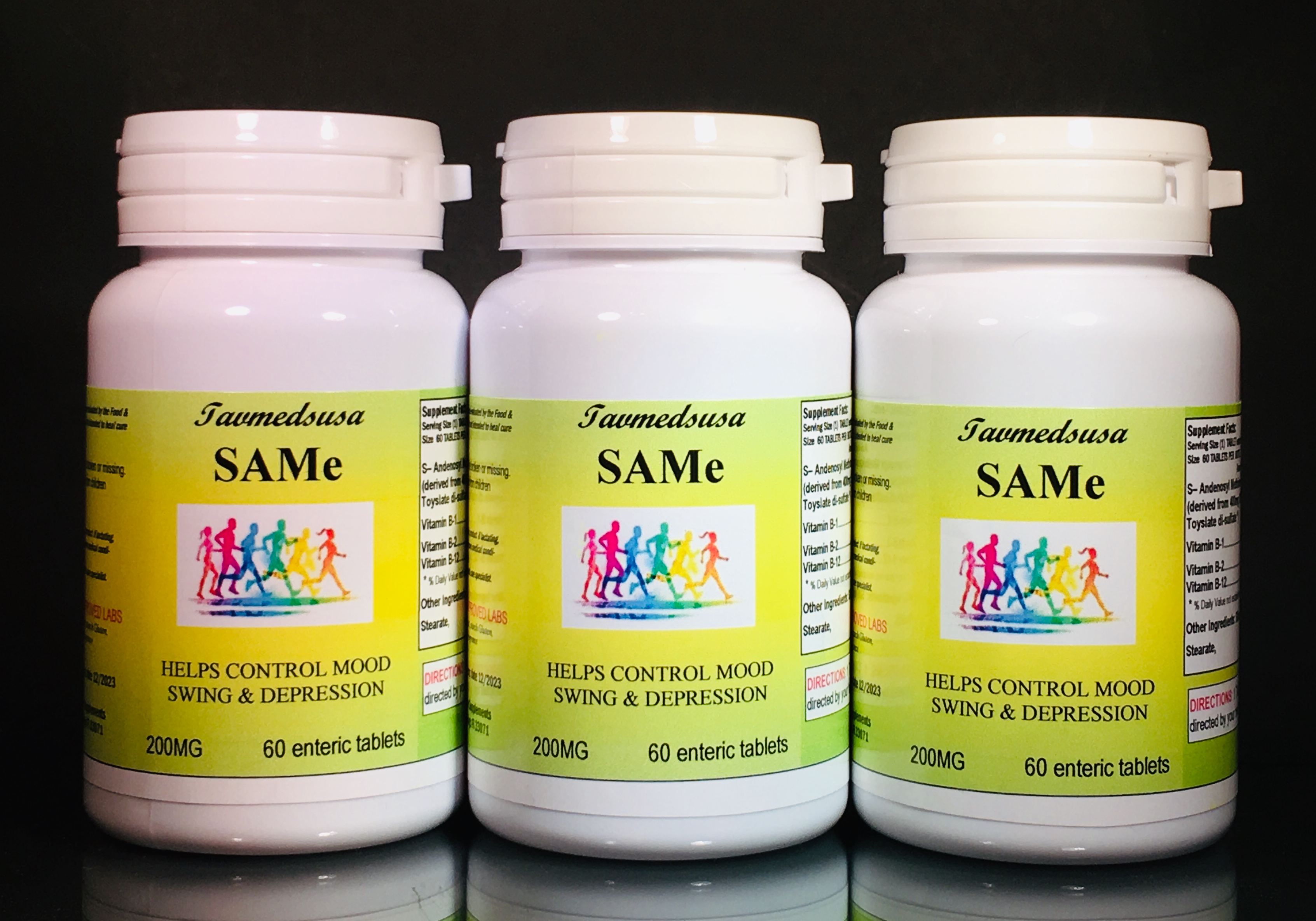 SAM-e 200mg - 180 (3x60) tablets